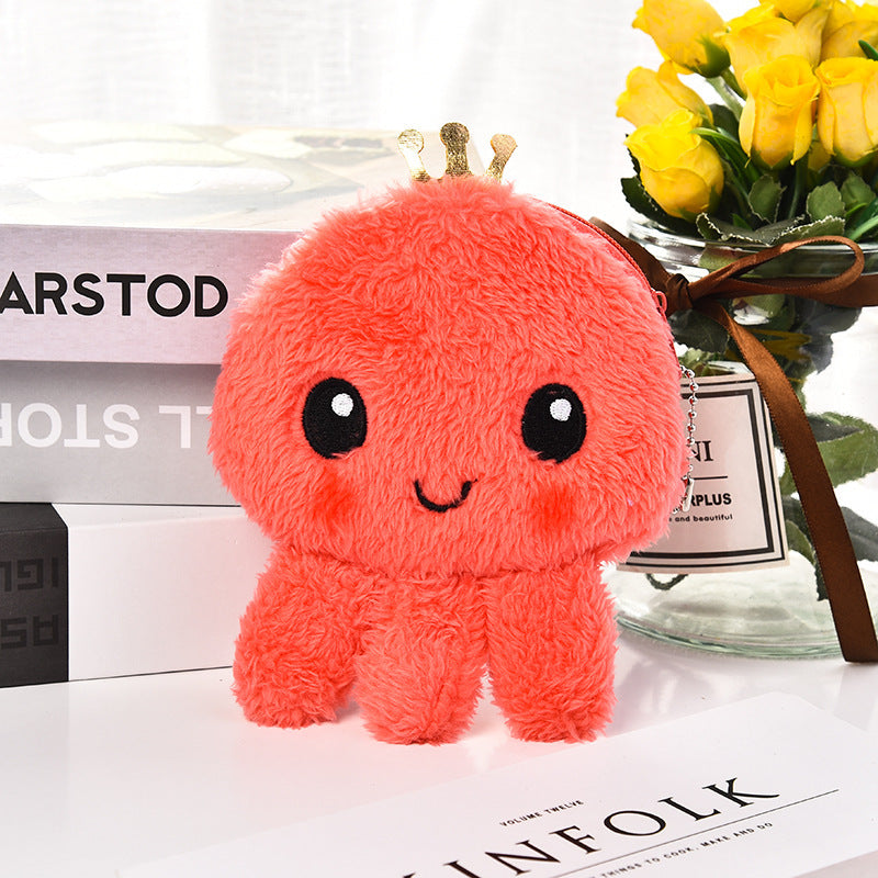 Wholesale Polyester Cartoon Octopus Coin Purse